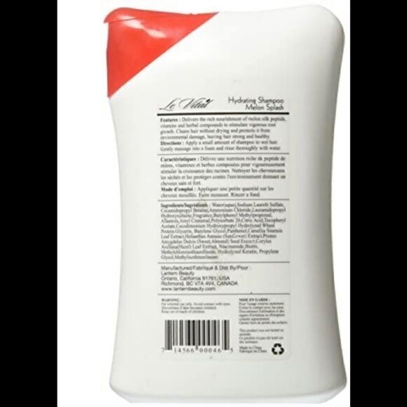 🛍 Le Vital Splash Hydrating Shampoo Melon, & Hydrating Shower Gel 10.1 4fl.OZ - Picture 6 of 9